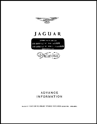 Jaguar E-Type 1968 Series 1.5 Interim Parts List